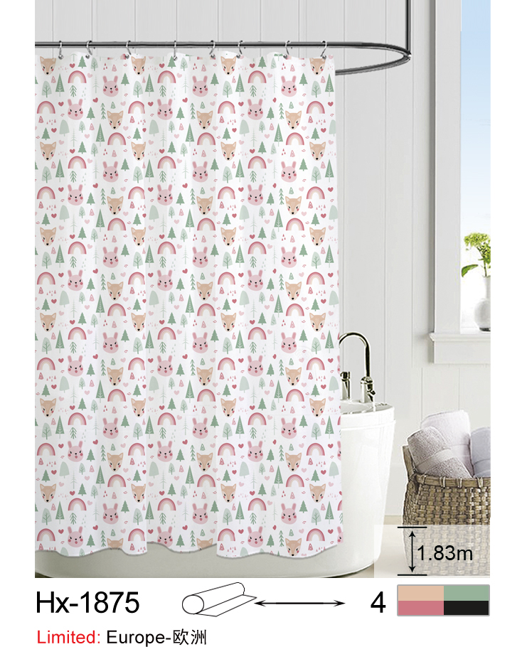 Shower curtain designs